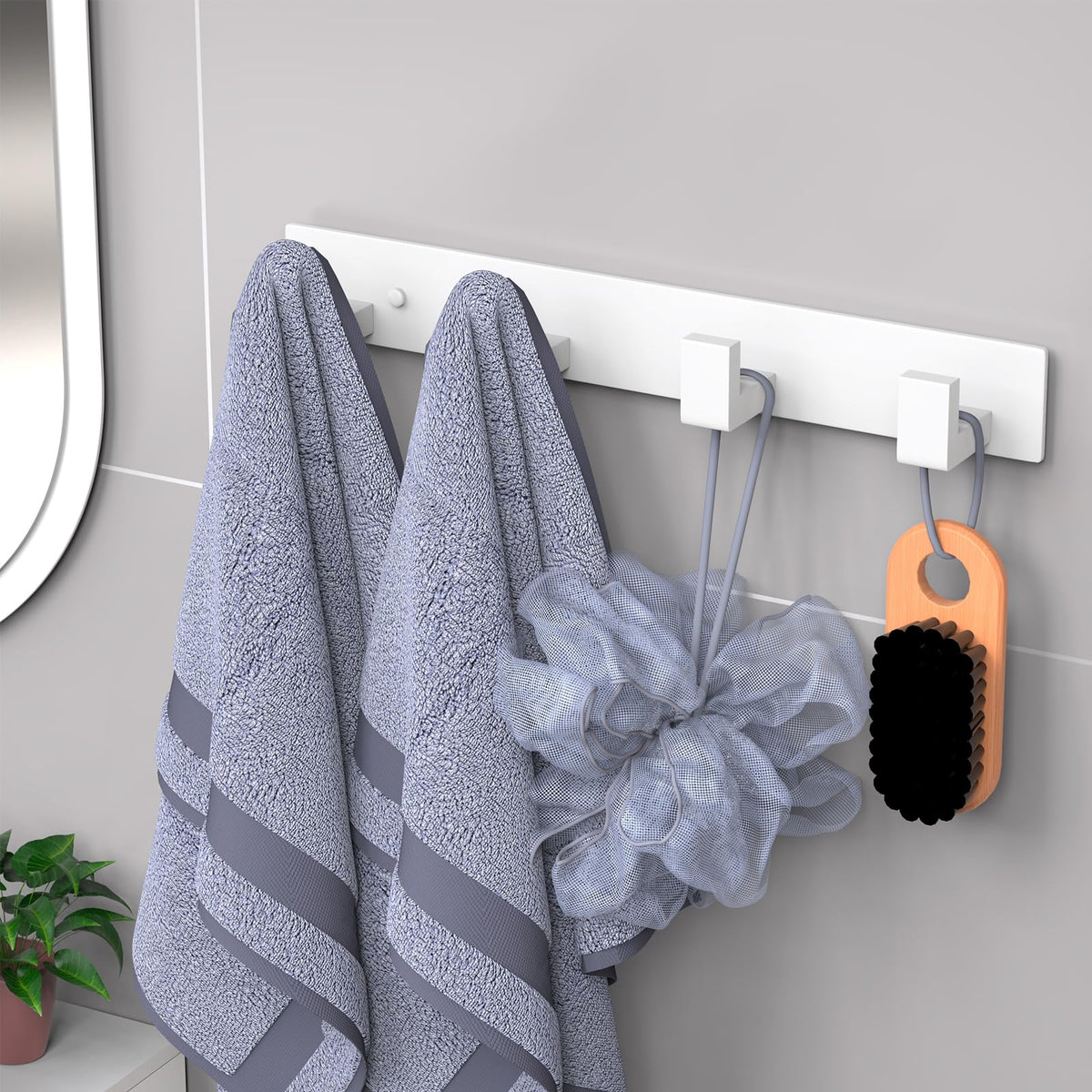 Stainless Steel Wall Coat Rack