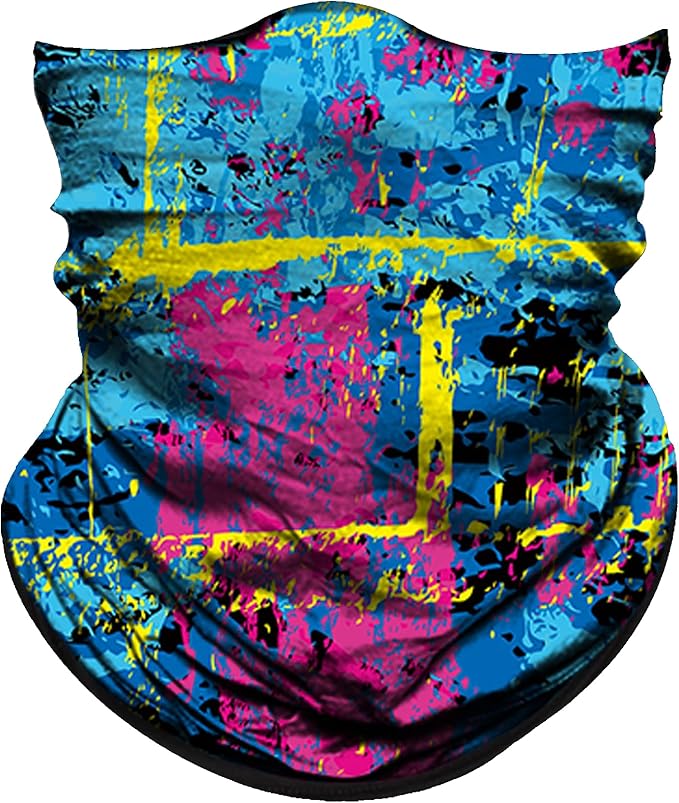 Obacle Neck Gaiter Face Mask Bandana for Dust Wind Sun Protection for Men Women