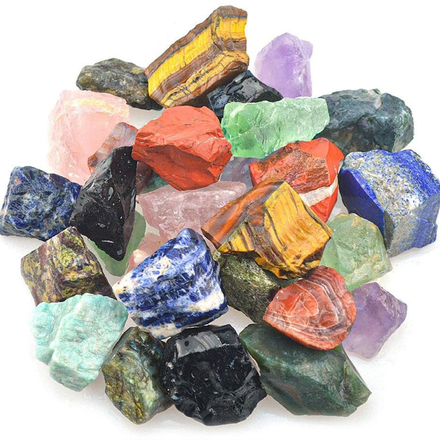 Chrysocolla Raw Crystals Healing Crystals Natural Rough Stones 1.2-2" for Tumbling, Fountain Rocks, Yoga, Meditation, Polishin, Gift 11