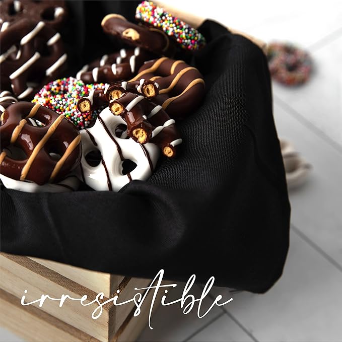 Gluten Free Palace Chocolate Covered Pretzels Gift Box – Holiday Gluten Free Treats for Thanksgiving, Christmas, and New Year – Gourmet Snack Basket for Men and Women (4 Flavors)