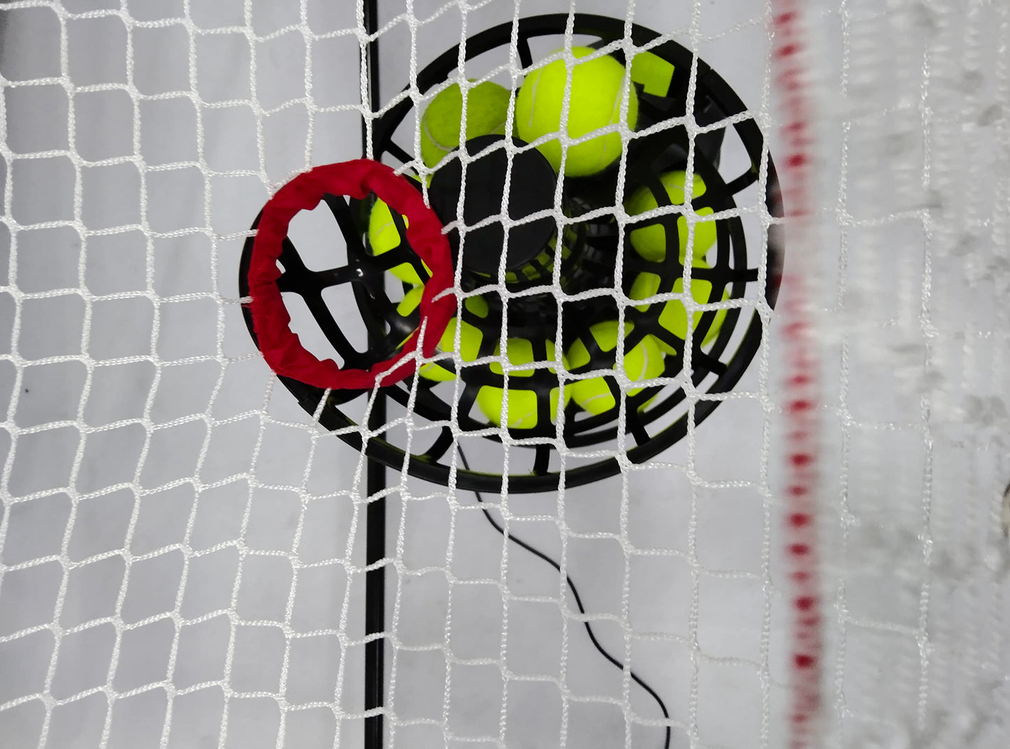 Nets for Tennis Ball Machine(10lb),Ball Recycling Net Also for Baseball/Golf/Cricket(Diameter<2.95in),Portable and Easy to Disassemble;Solo Practice Tennis Indoor&Outdoor(New)