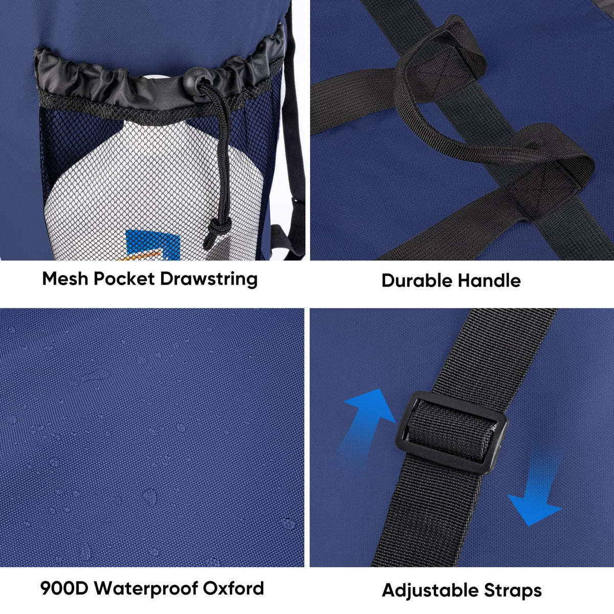2PK 150L Laundry Bag Backpack (2 Count)