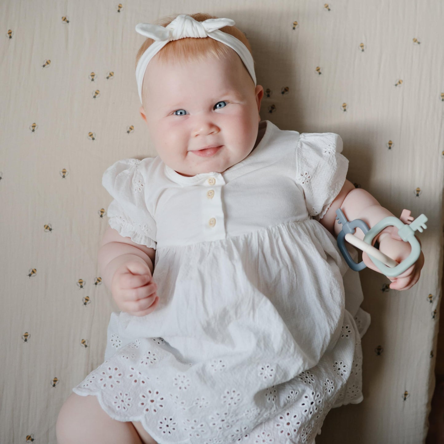 mushie Key Toy | Baby Sensory Toy for 10 Months+