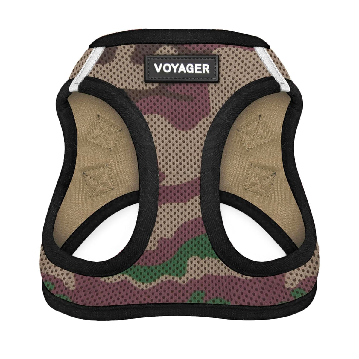 Voyager Step-in Air Dog Vest Harness - Orange/Black Trim, X-Small