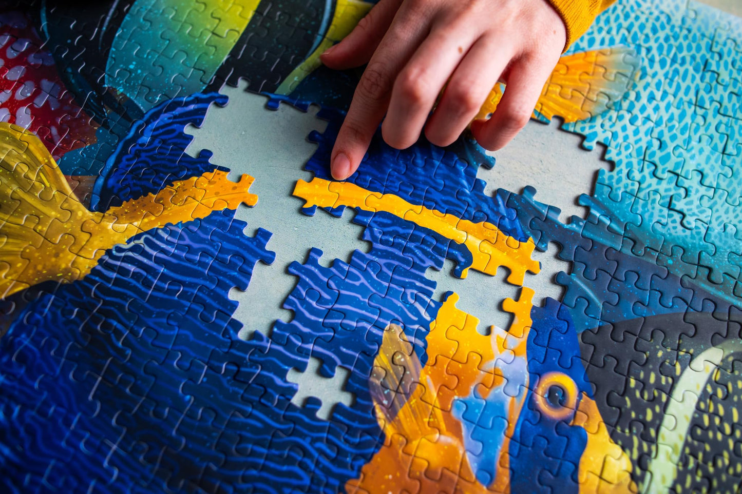 MOSAIC PUZZLES Sea of Colors Puzzles for Adults - Premium Jigsaw Puzzles, 1000 Pieces