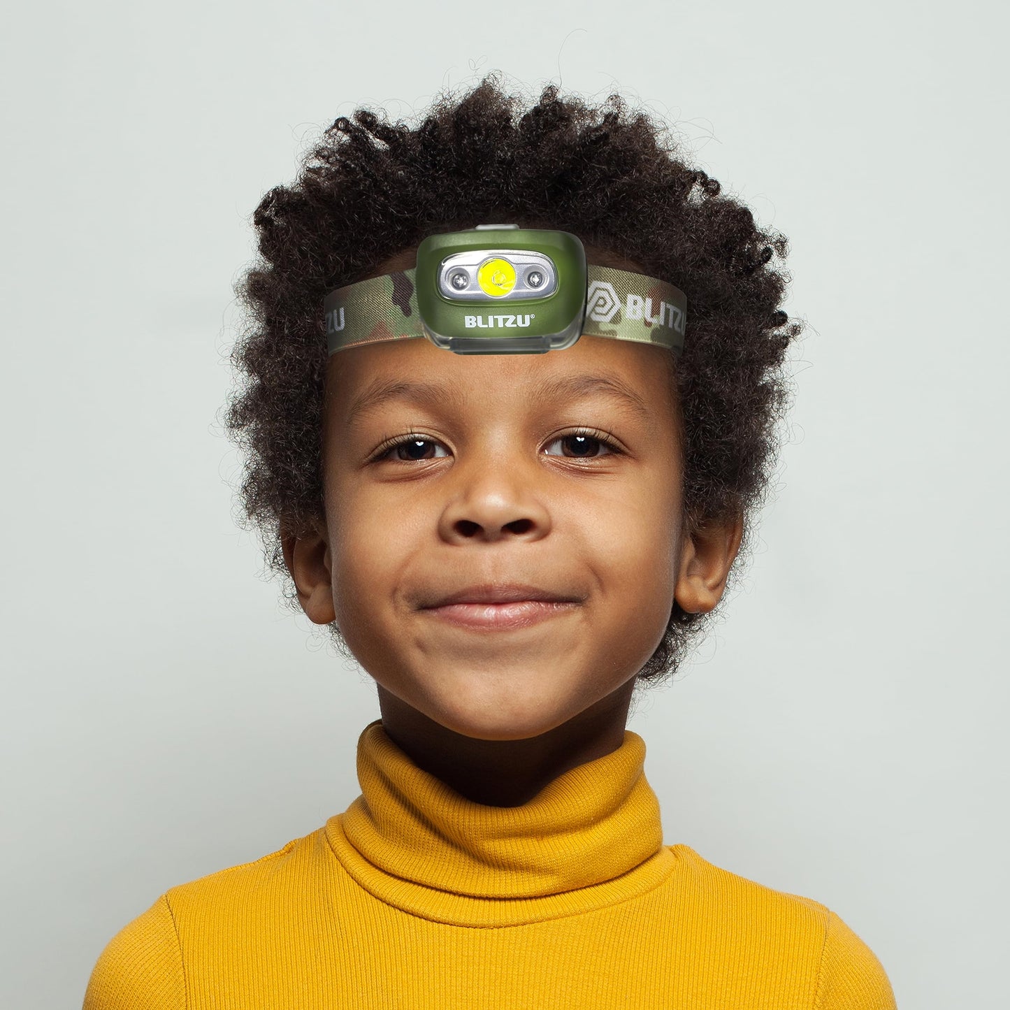 BLITZU Led Headlamp Flashlight for Adults and Kids. Super Bright Outdoor Headlight Headlamps. Head Lamp with Red Safety Light Great for Running, Camping, Reading, Hiking at Night Time CAMO