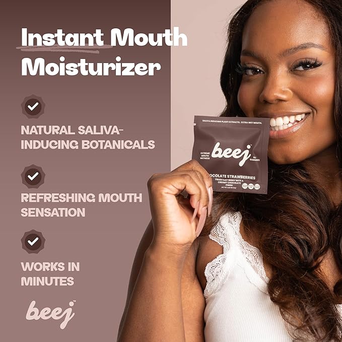 BJ Gummies, by BEEJ. Oral Sex Candy for Couples. Valentines Day Flavor Edition (Chocolate Strawberries)