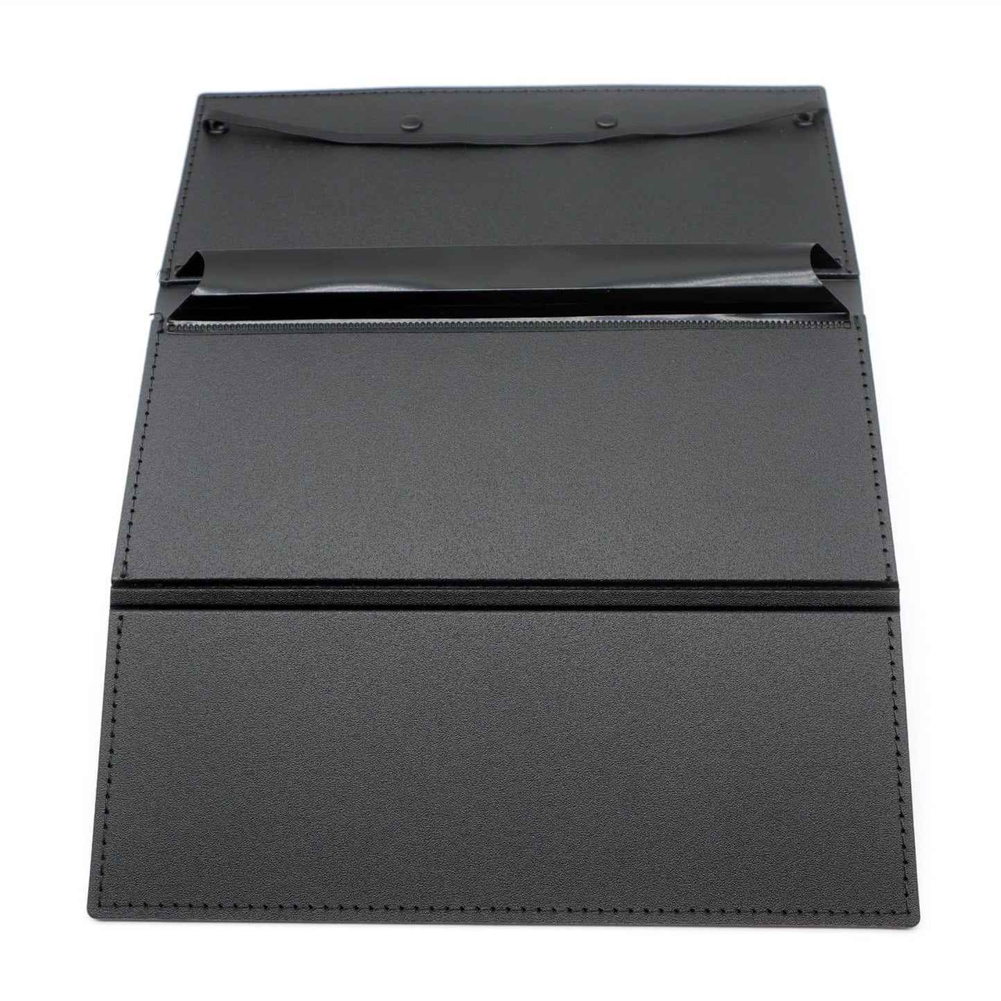 QYIMLI Foldable Nursing Clipboard, 3 Layers Folding clipboards Nurses Clip Board Low Profile Clip Pocket Clipboards for Nurses, Doctors,Students, Teachers (Black)