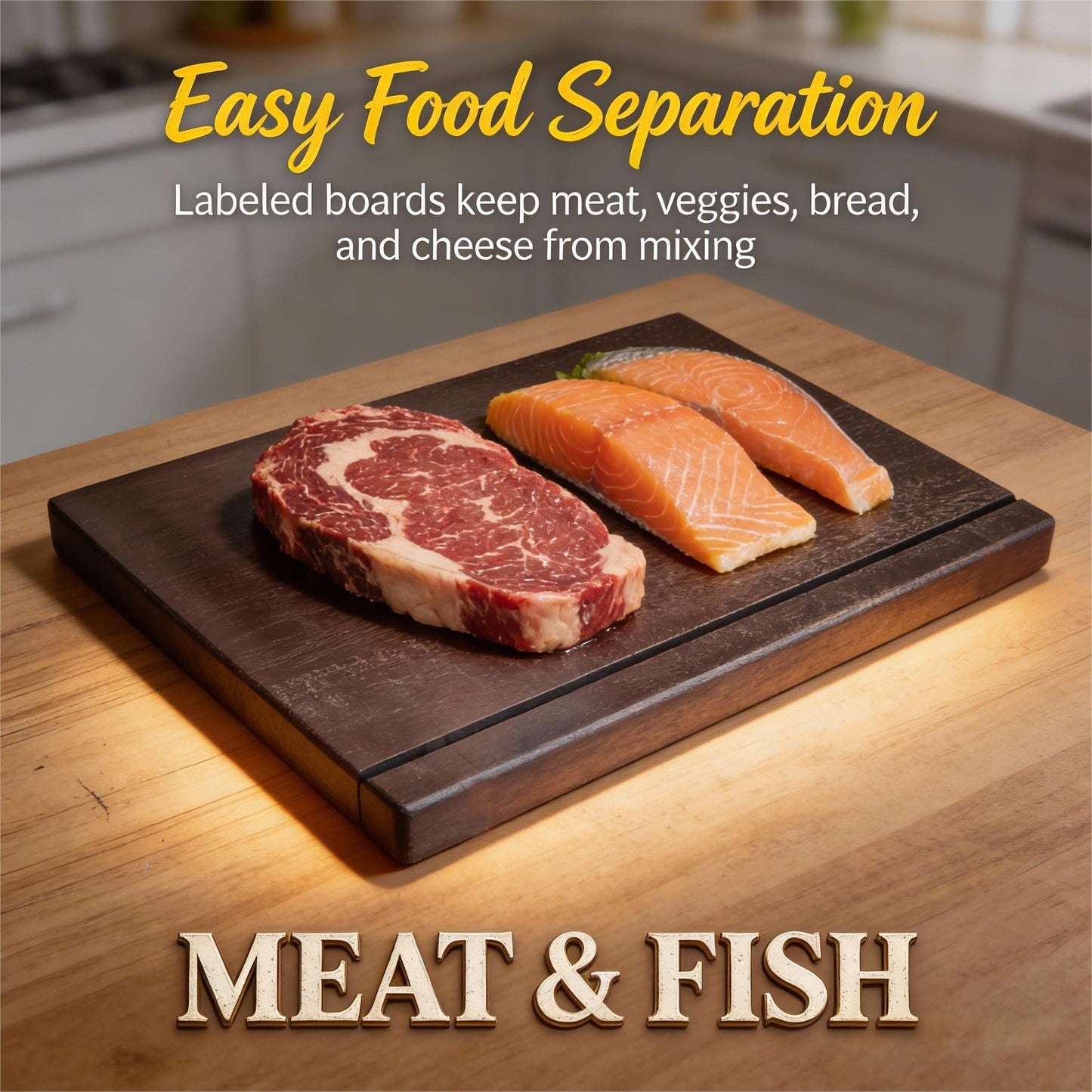 Book Cutting Board Set Of 3 With Wooden Stand,For Kitchen Counter Decor Cheese Bread Meat Vegetable Prep,Unique Housewarming Gift For Book Lovers