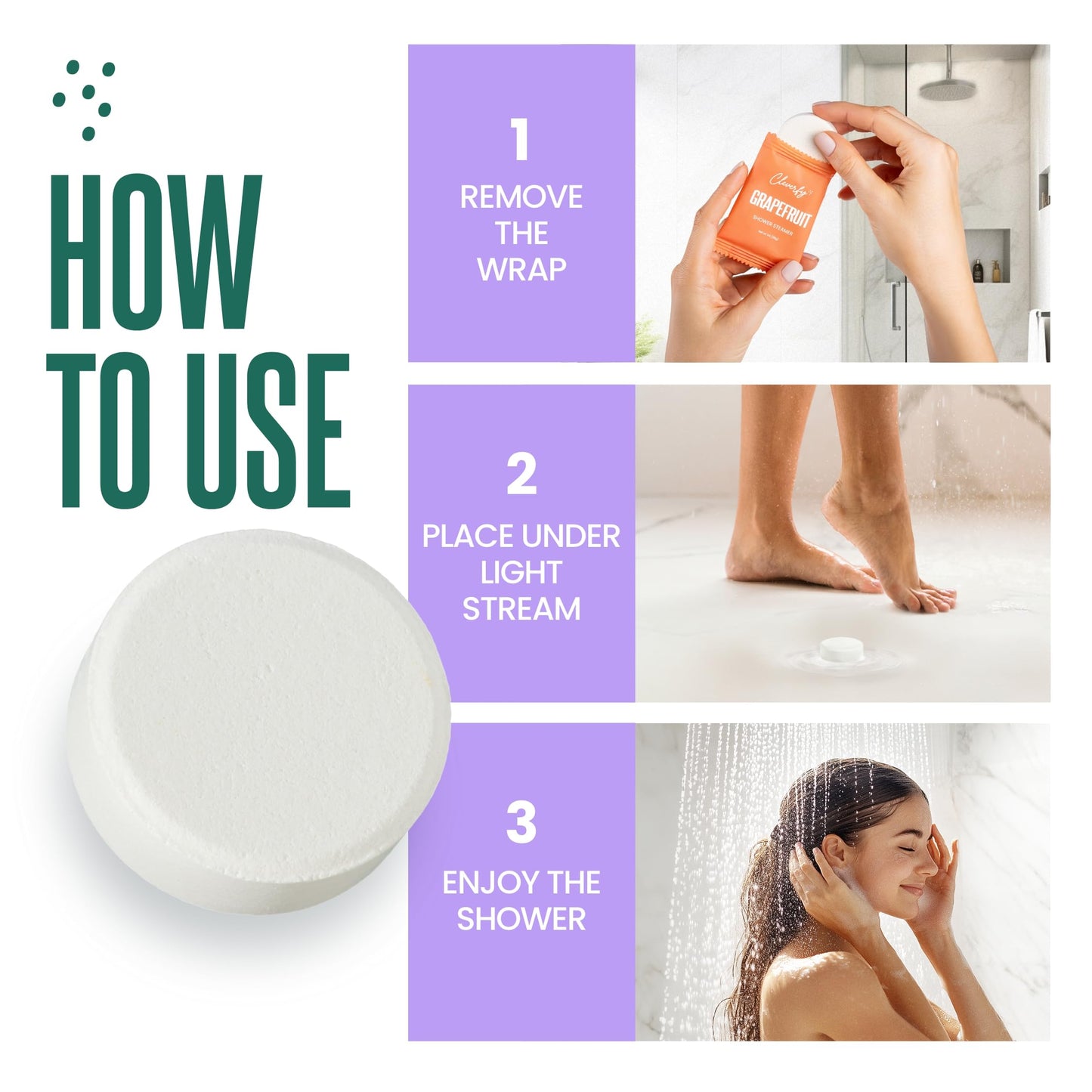 Cleverfy Shower Steamers Aromatherapy for Women and Men – Self-Care Shower Bombs for Stress Relief and Relaxation – 18 Tablets