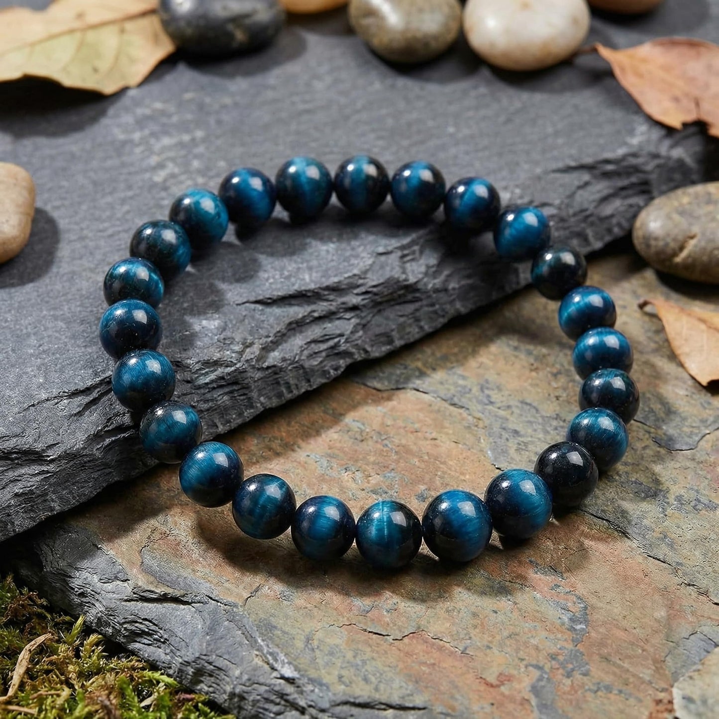 Yochus Natural Tiger Eye Beads, 90Pcs 4MM Onyx Agate Color Enhance Round Loose Beads Bulk, DIY Charm Smooth Gemstone Beads for Jewelry Making(6mm 8mm 10mm 12mm Beads)