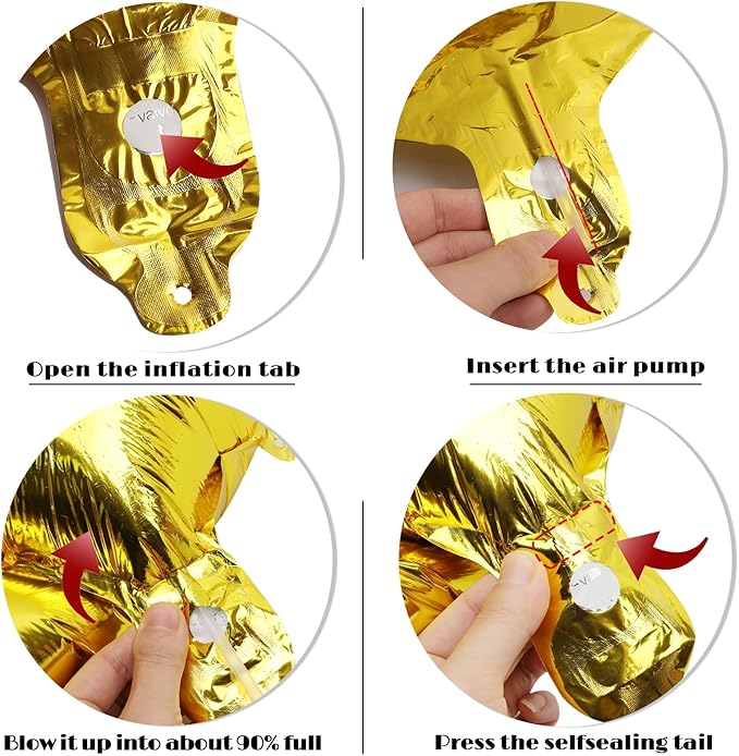 Gold Number 30 Balloon 40 inch, 30 Number Balloons, 30th Gold Birthday Decorations, 30 Year Old Women Men Golden Party Supplies