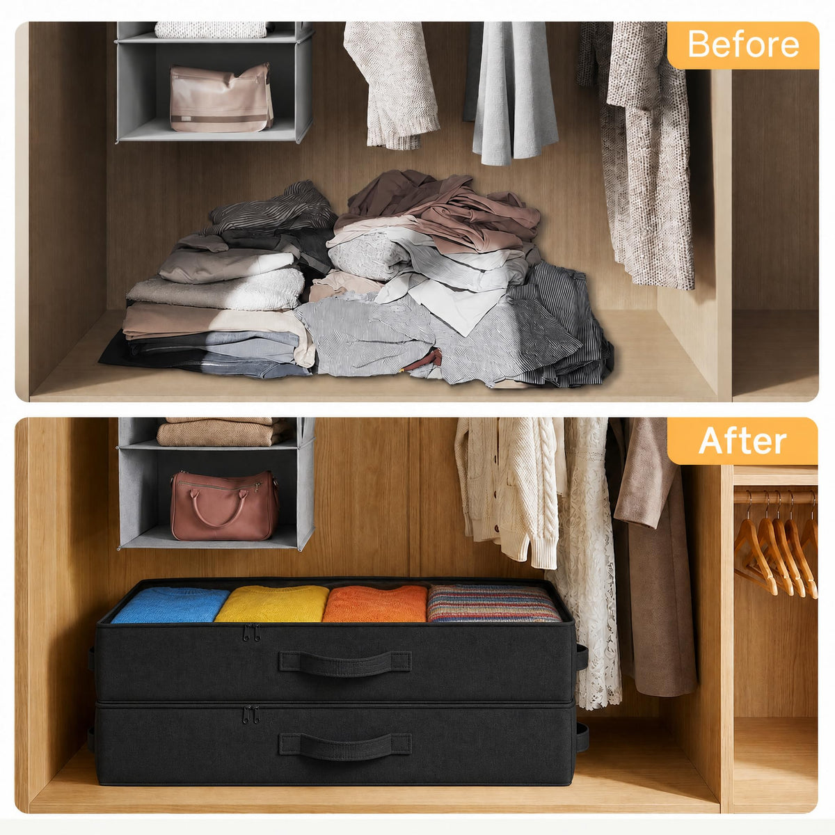 2 Pack Under Bed Storage Containers (2 Count)