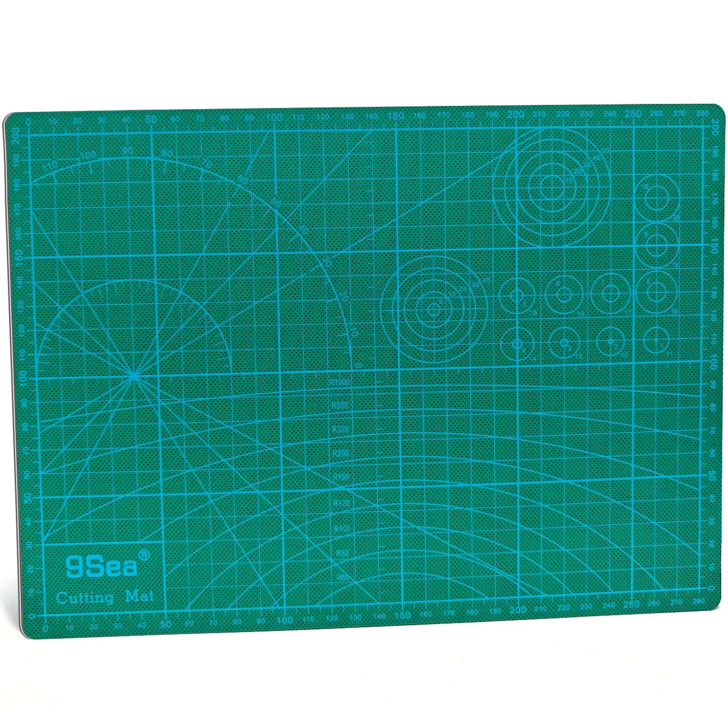 Self Healing Cutting Mat with Grid for Handmade Paper Cutting, Leather Crafts, Carving, Desktop Protectors 5-Ply Quilting Board A4-30x22x0.3cm(11.81x8.66x0.118in Green)