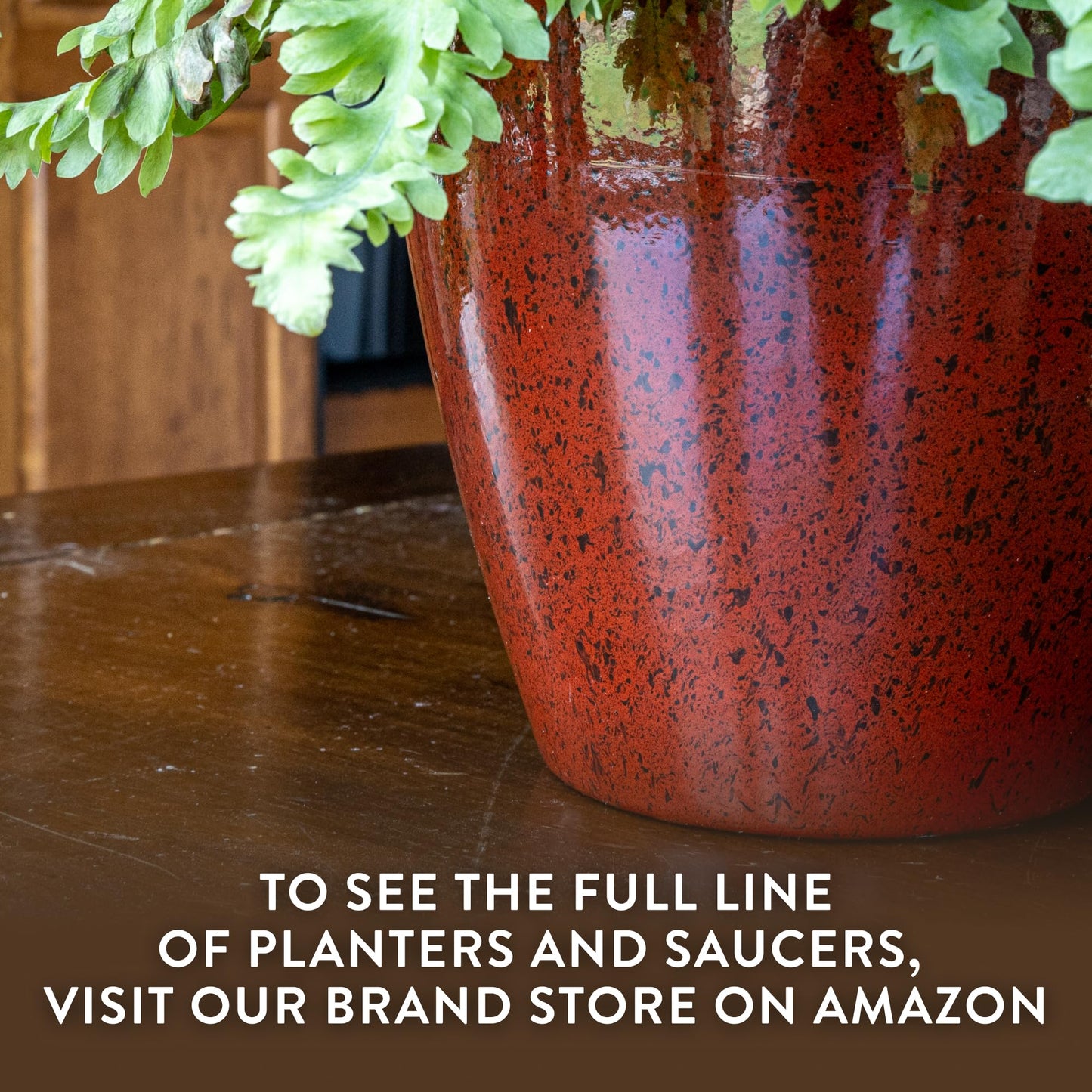 Classic Home and Garden Premiere Collection Planter, Vogue 8", Earth