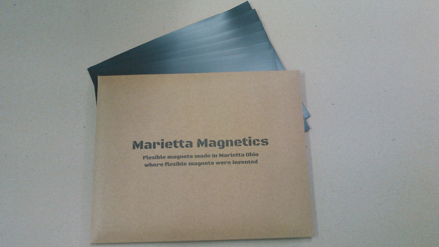 WONSUN Marietta Magnetics - 25 Magnetic Sheets of 8" x 10" Adhesive 20 mil