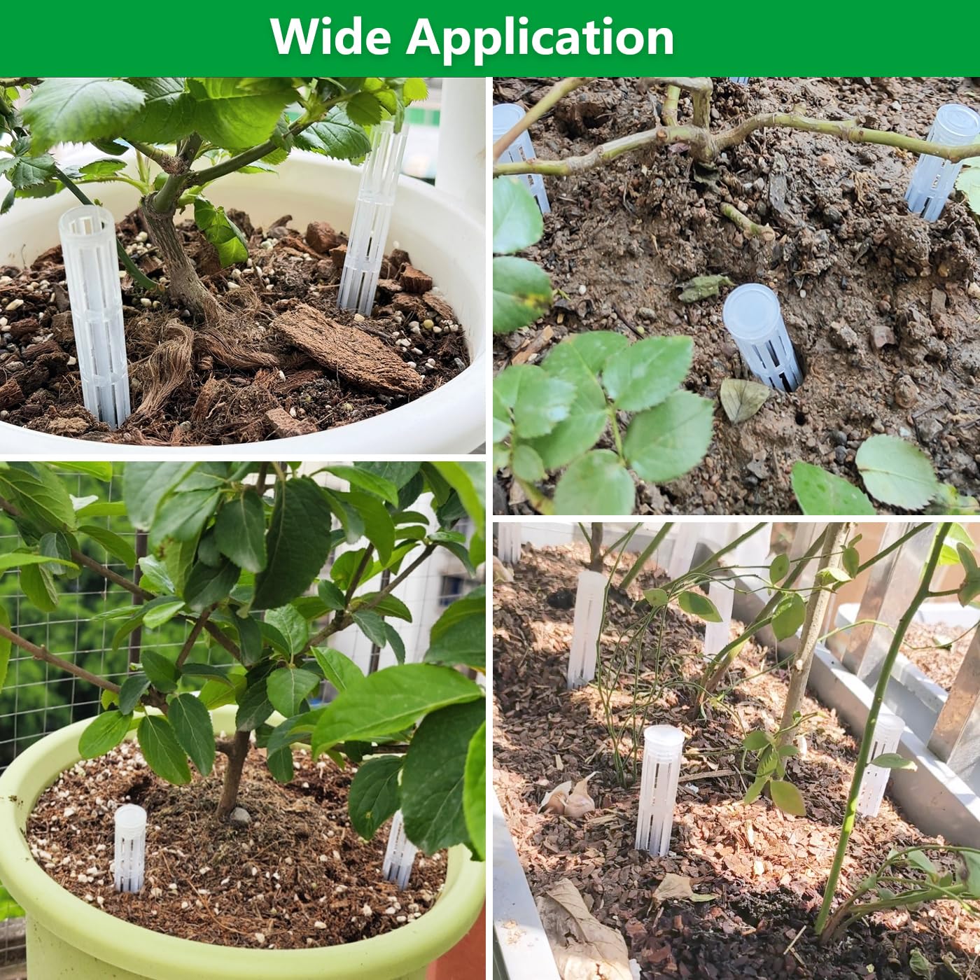 Belit 16 Pcs Plant Root Ventilation Stakes, Breathable Stake Beneficial for Root Respiration, Potted Plants Prevent Root Rot