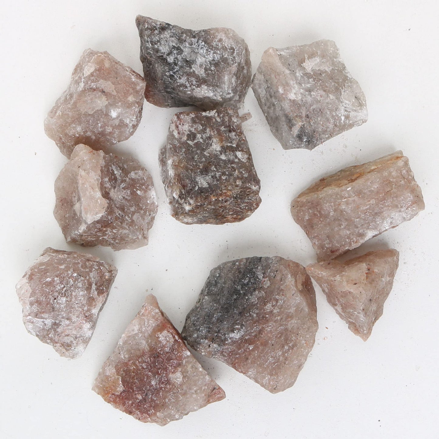 REAL-GEMS Natural Raw Healing Crystals Rough Stones for Tumbling, Cabbing, Polishing, Wire Wrapping, Wicca & Reiki Crystal Healing, Mix Gemstones,7 Chakra (Rutilated Quartz)
