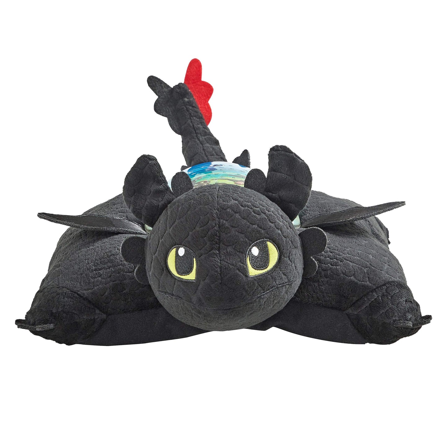 Pillow Pets 11 inch How to Train Your Dragon Toothless Sleeptime Lite, NBC Universal Stuffed Animal Nightlight, Plush Toy Gift for Kids