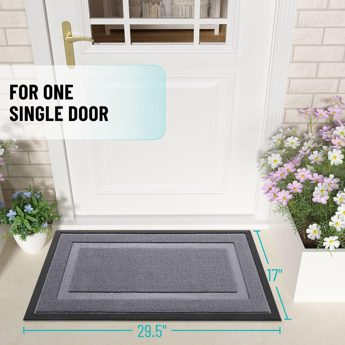 Front Door Mat Outside 29.5x17