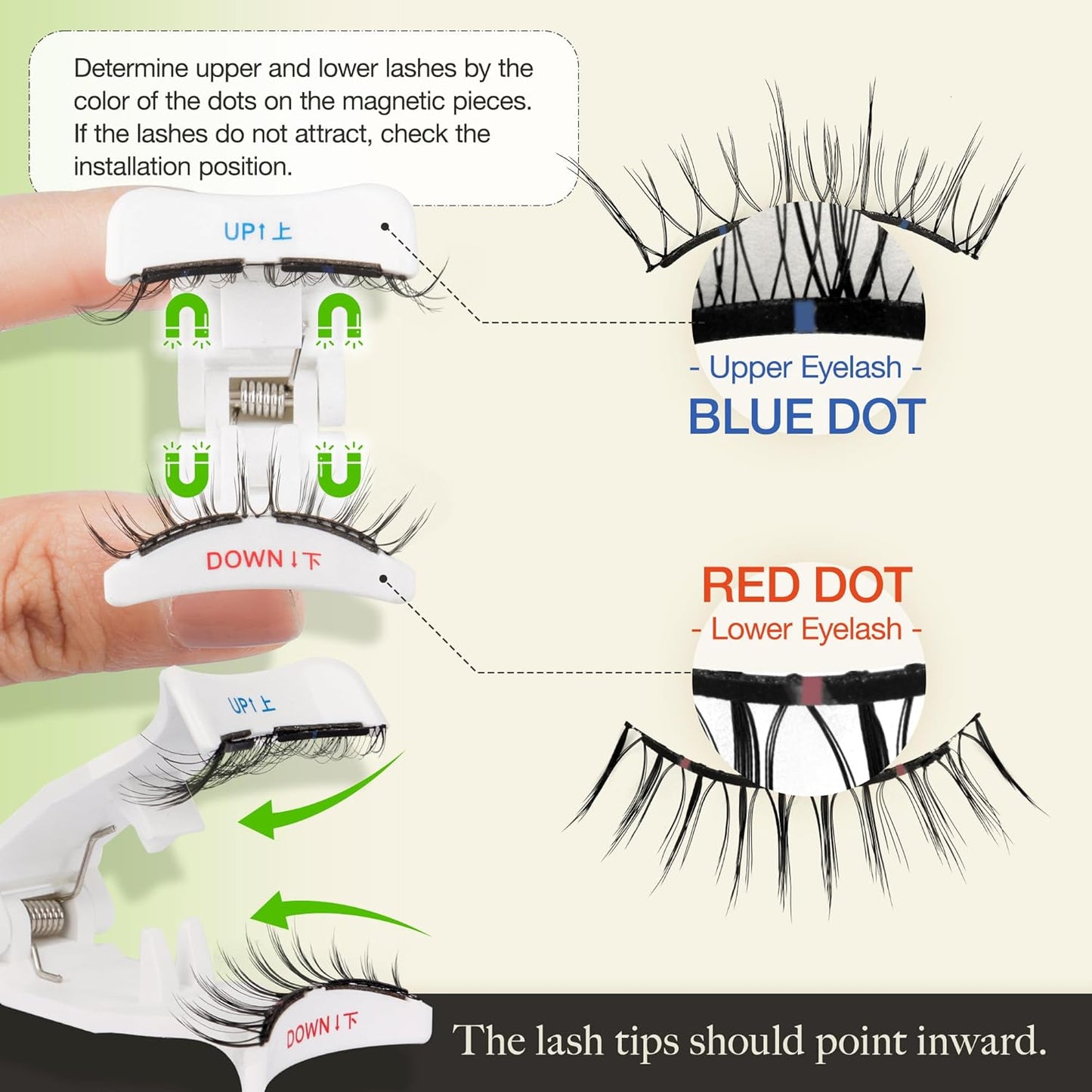 LASHVIEW Upgrade Soft Magnetic Eyelashes Natural Look, Reusable Magnetic Lashes, No Glue Needed, Windproof & Waterproof for All-Day Comfort (L15)
