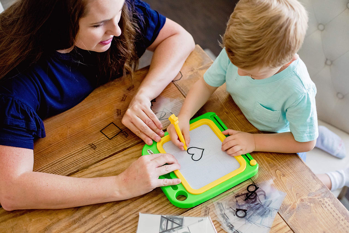 Teach My Preschooler Learning Kit: Screen-Free. Preschool Readiness. All-In-One Kit. Teach Reading, Printing, Numbers to 100, Early Math. 70+ pieces plus teaching guides and storage case. Age 3yrs+