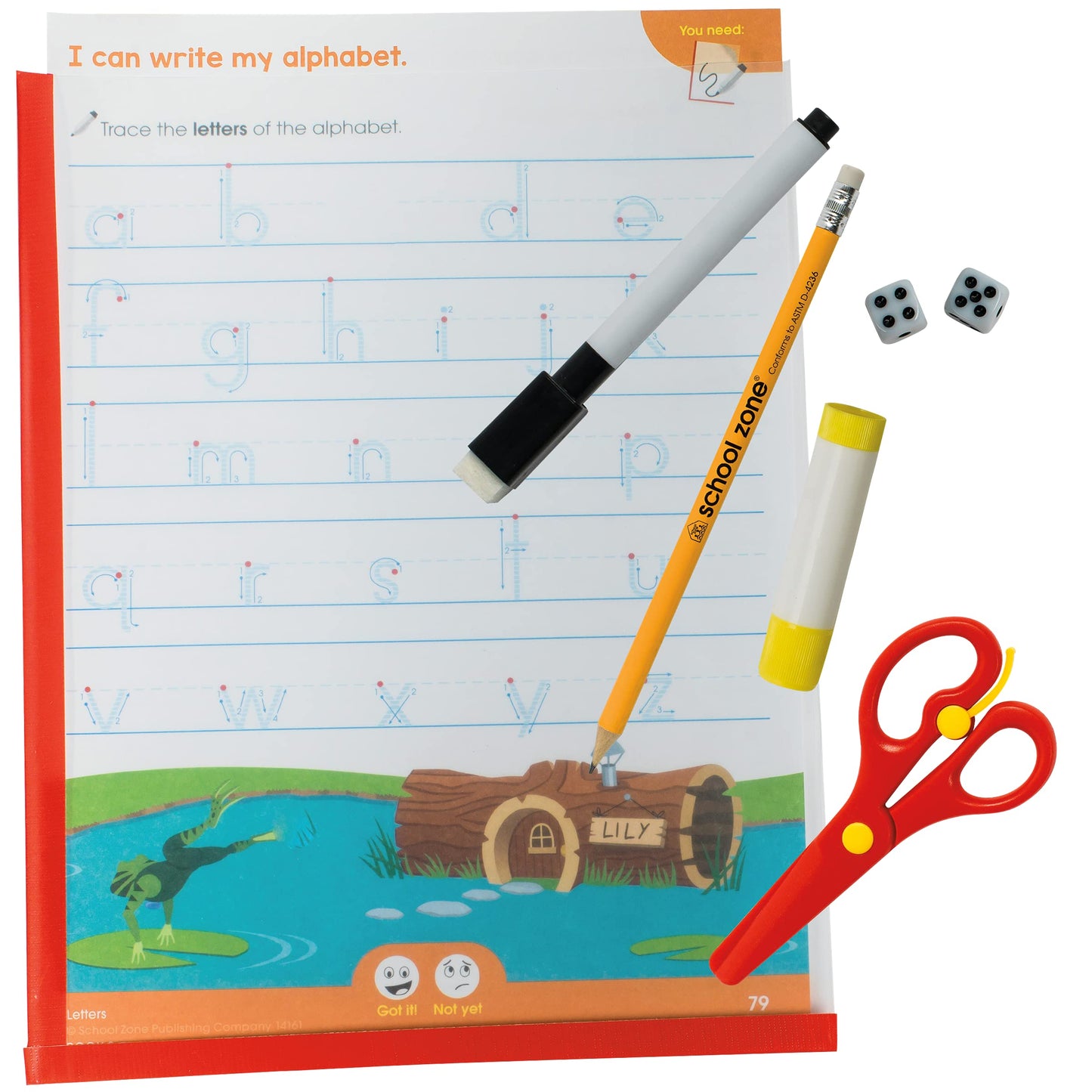 School Zone Preschool Learning Kit: Workbooks, Flash Cards, Early Reader Books & Educational Games Set, Reading, Writing, Math, Homeschool Curriculum, Kindergarten Readiness, Ages 3+