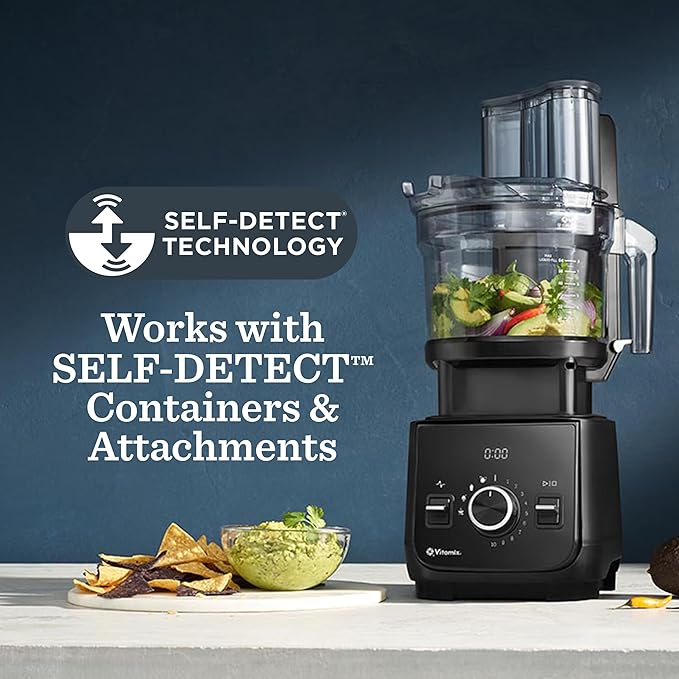 Vitamix Ascent X2 Blender with Three Blending Programs, Self-Cleaning Program, Professional-Grade Blender for Smoothies, Soups and More, Stainless-Steel Blades, 48 Oz Container, Midnight Blue
