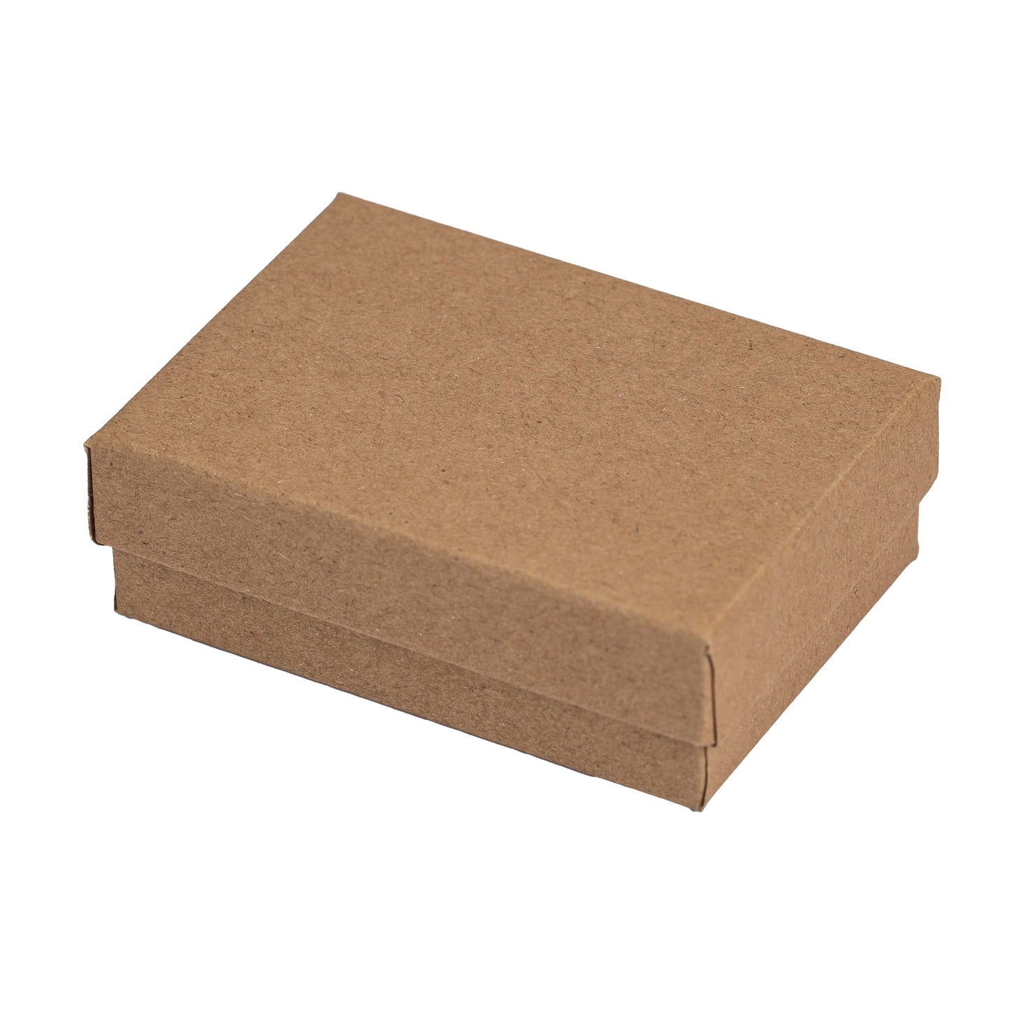 JPB Recycled Kraft Cotton Filled Jewelry Boxes #32 (Case of 100) (3 1/8" x 2 1/8" x 1")