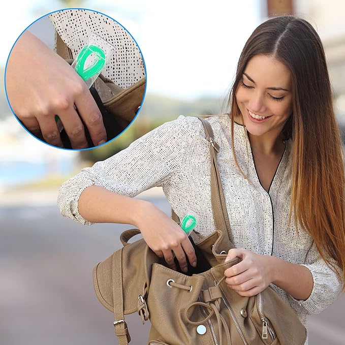 Vesici 600 Pcs Dental Floss Threader for Bridges, Braces, and Implants Dental Threader, Multifunctional Nylon Loop Design for Your Teeth, Pack of 12(Green)