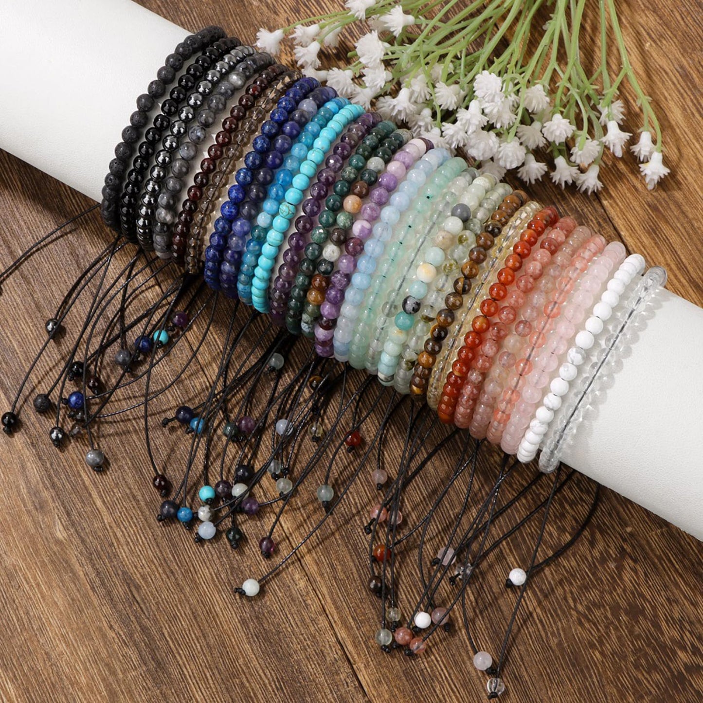 Lit Wall Amethyst Anklets for Women Beach Boho Ankle Waterproof Amethyst Crystal Anklet Bracelets Adjustable Beaded Ankle Bracelet Plus Size Anklets Gemstone Anklet Jewelry Gift for Her