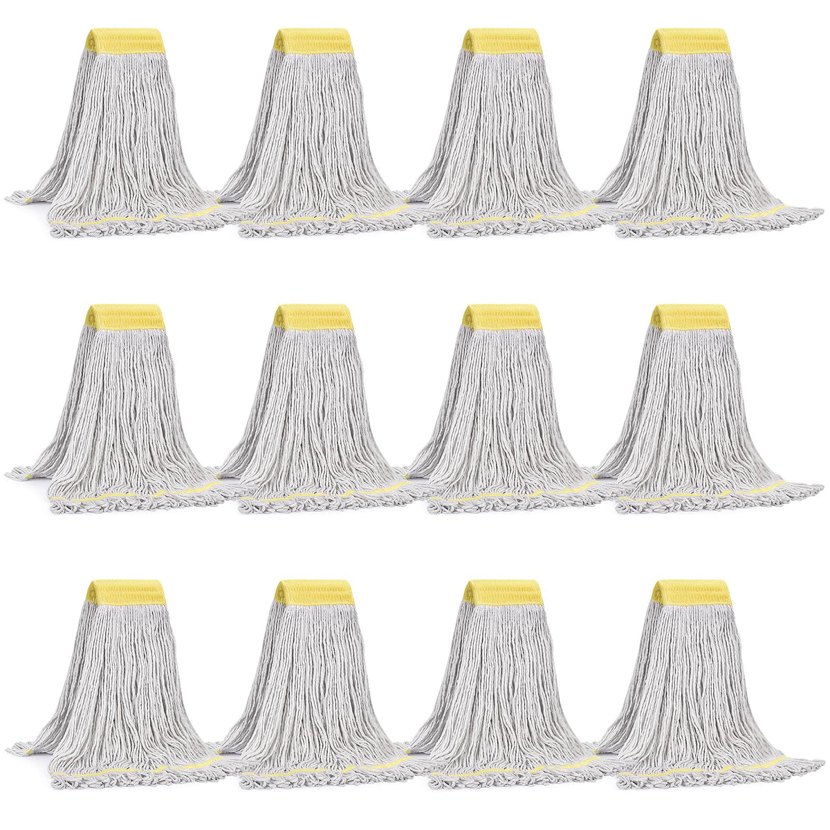 Matthew Cleaning Commercial Mop Head Replacement (12 Count)