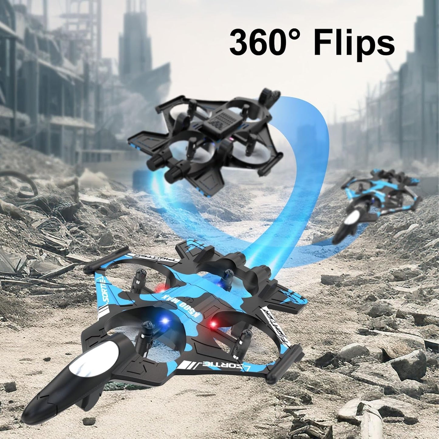 Weavixol RC Plane for Kids, Fighter Jet Drones With Screen On Controller, No Phone Needed, Drone For Kids 8-12 with Camera, Remote Control Plane With Auto Hover, Easy to Fly, RC Airplane Toy Gifts for Kids Boys, 2 Batteries