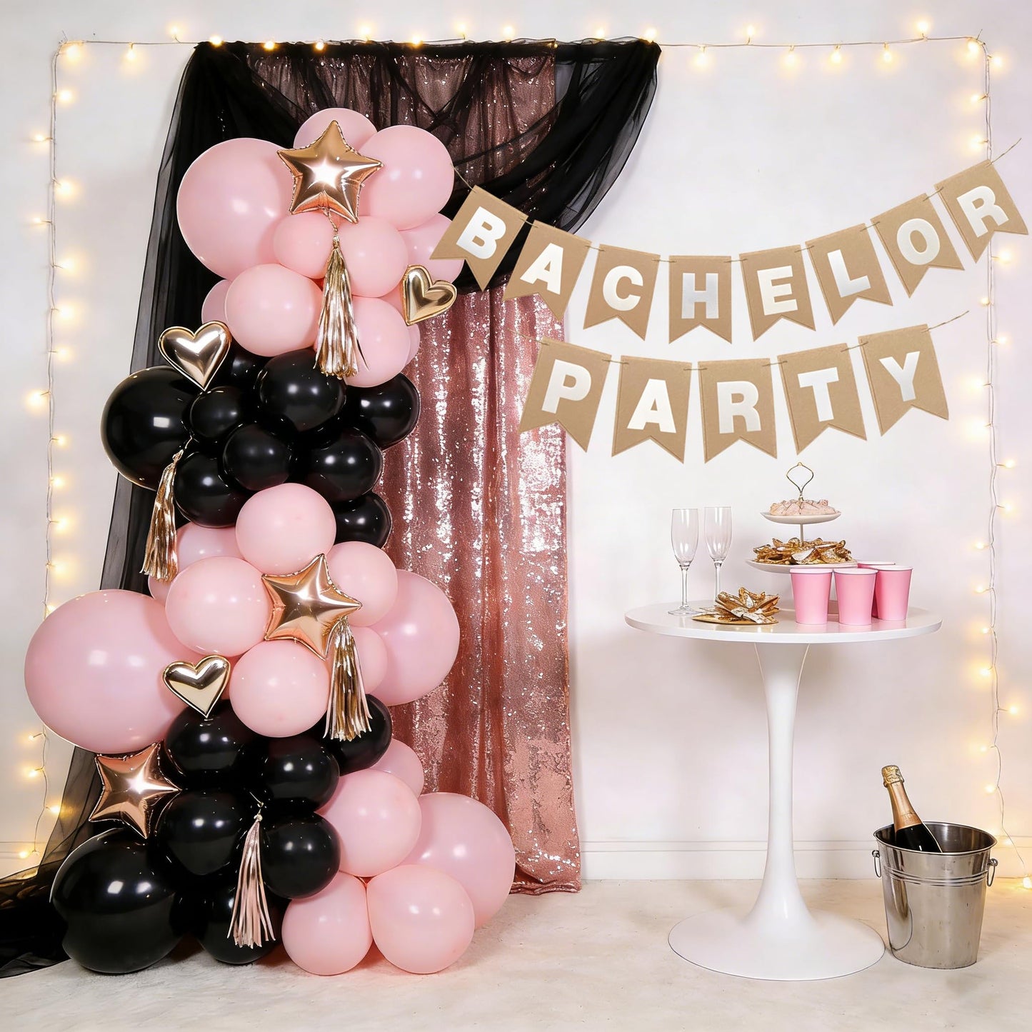 DIY Felt Banner Kit for Custom Messages, Reusable Customizable Party Banner with Detachable Letters, 28 Pennants, Hook & Loop Dots & Jute Rope for Birthday, Graduation, Baby Shower