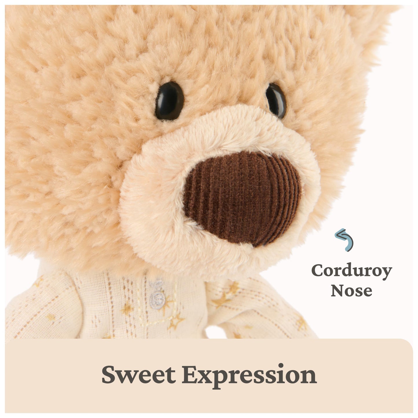 GUND Lost Tooth Toothpick Bear, Premium Teddy Bear with Pajamas and Pocket for Notes or Baby Tooth, Stuffed Animals for Ages 0 and Up, Brown, 10”