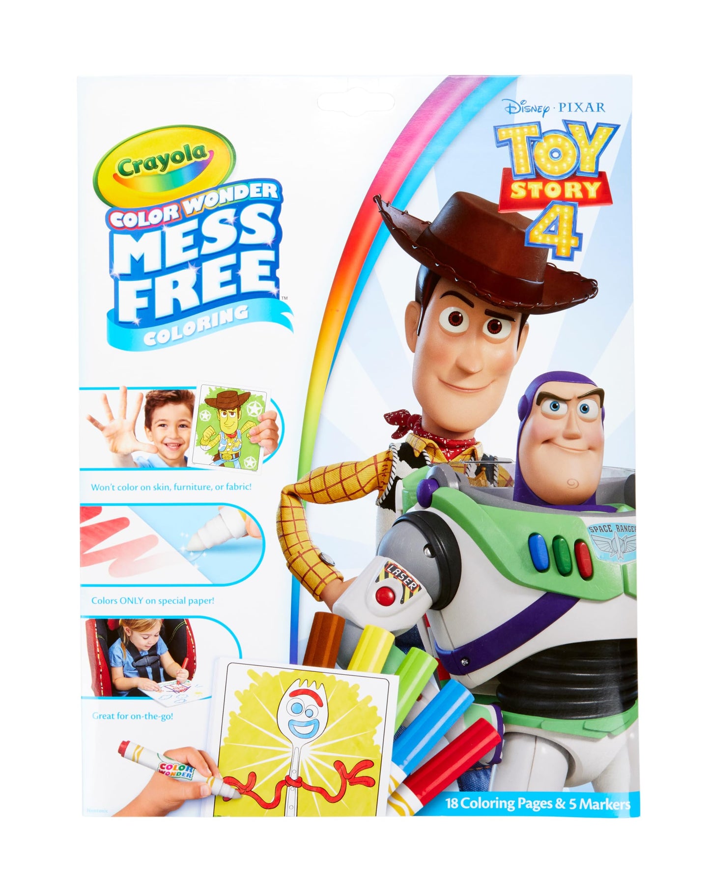 Crayola Toy Story Coloring Pages, Color Wonder Mess Free, Gift for Kids, Age 3, 4, 5, 6