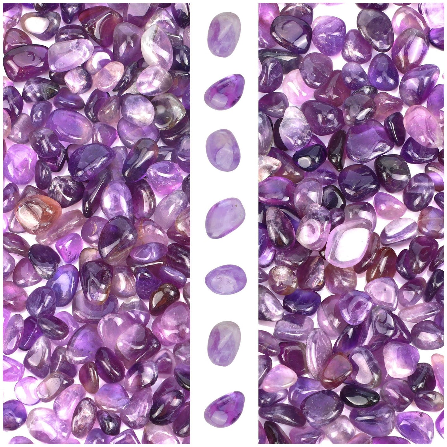 2lb Amethyts Chips Healing Crystal Stone for Aquarium Vase Plant Decoration Jewelry DIY