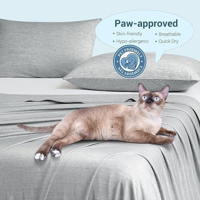 Elegear Revolutionary Cooling Blanket Twin, Absorbs Heat to Keep Body Cool for Night Sweats, Arc-Chill Cool 3.0 Fiber Q-Max>0.5 for Hot Sleepers, Lightweight Summer Cold Blankets for Sleeping, Grey