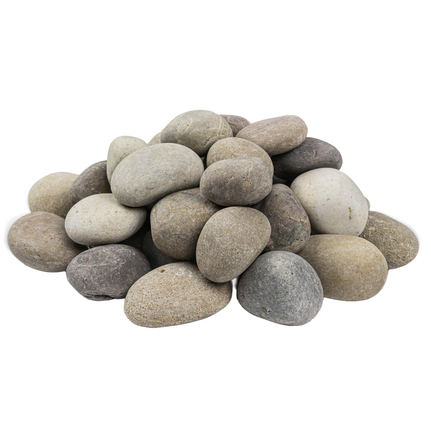 MSI Decorative Polished Multicolor Pebbles, 1 inch - 2.5 inch, 40 lb. Bag