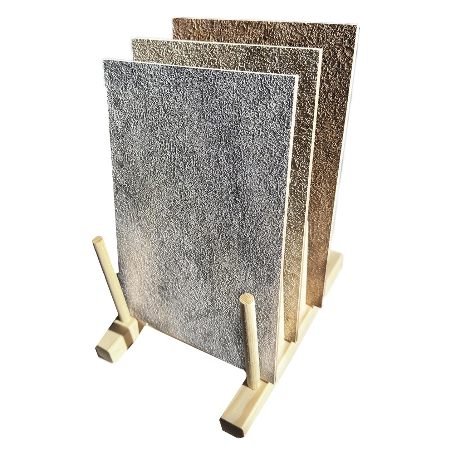 TANG SONG 1 Set Nail Art Display Board 3 Colors of Display Board With 3 Grids Wooden Stand For Display Finished Nail Art