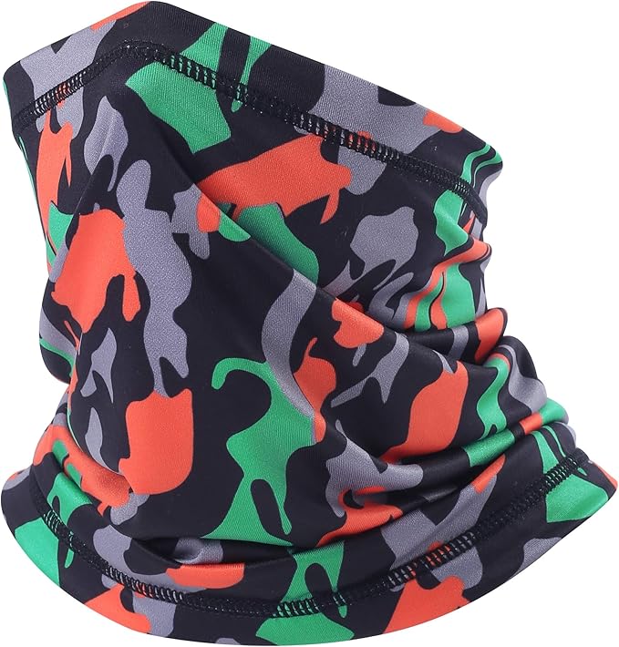 UV Protection Cooling Neck Gaiter Face Mask Scarf for Men - Windproof Neck Cover Bandana Neck Warmer Mask