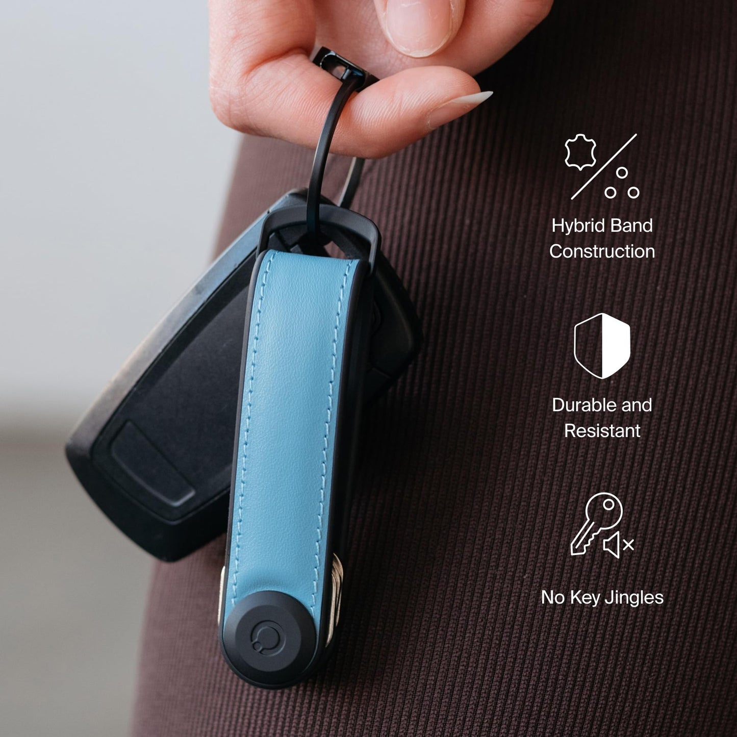 Orbitkey Key Organiser Hybrid Leather (Acorn)