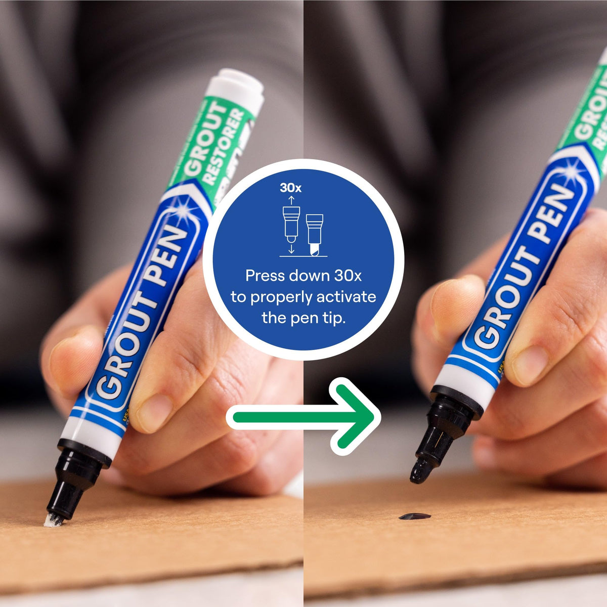 Grout Pen Black Tile Grout Paint Marker (3 Count)