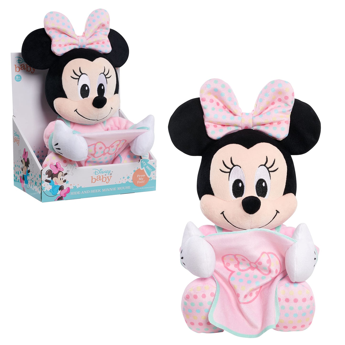 Disney Baby Hide-and-Seek Minnie Mouse Interactive Plush