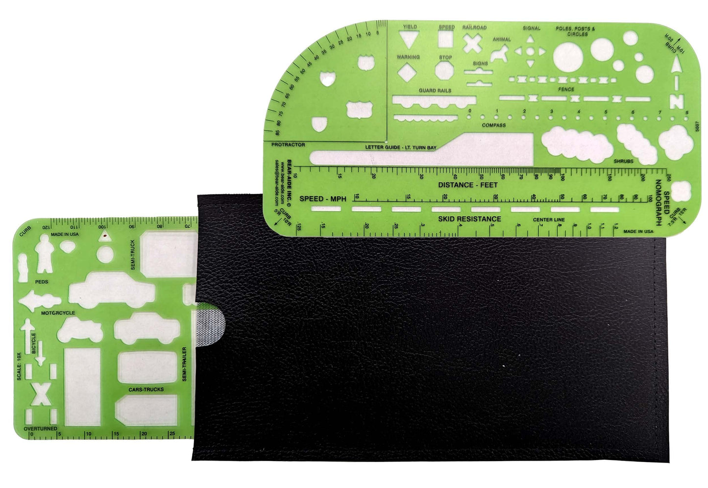 Traffic Drawing Template - for Accident Reconstruction (Single Pack)