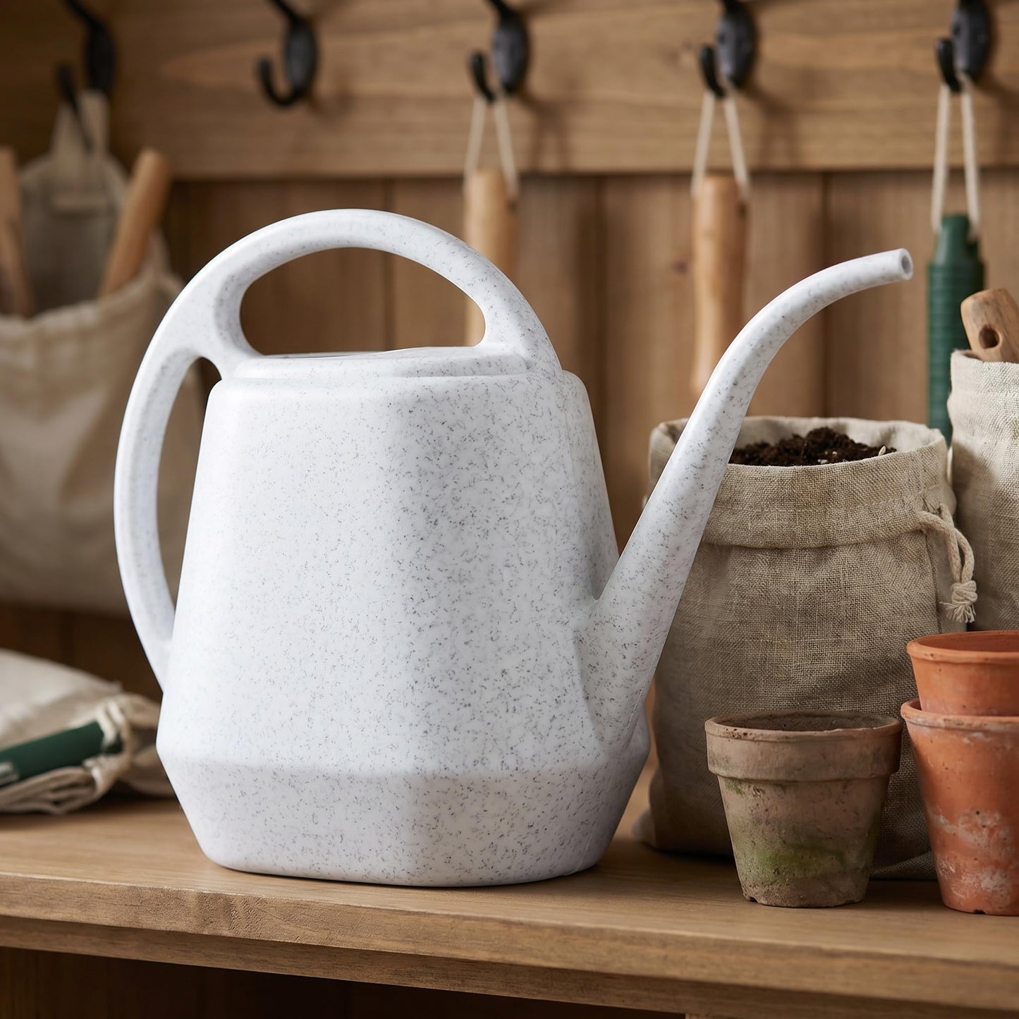 Fasmov Plastic Watering Can, 1-Gallon