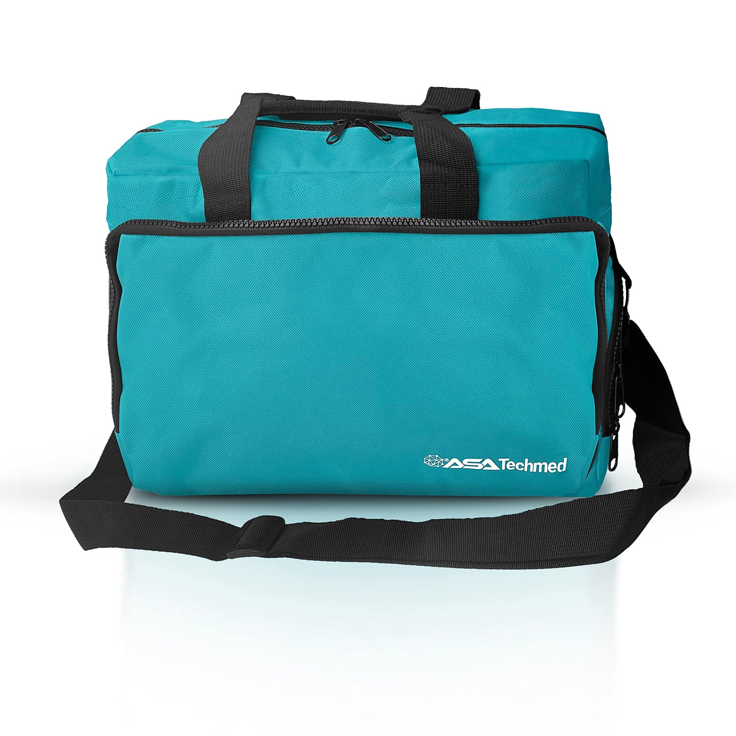 ASA TECHMED Nurse Bag for Medical Equipment, Nurse Accessories Bag Ideal for Doctors, Nurses, Home Health Aids, Medical Students (Teal)
