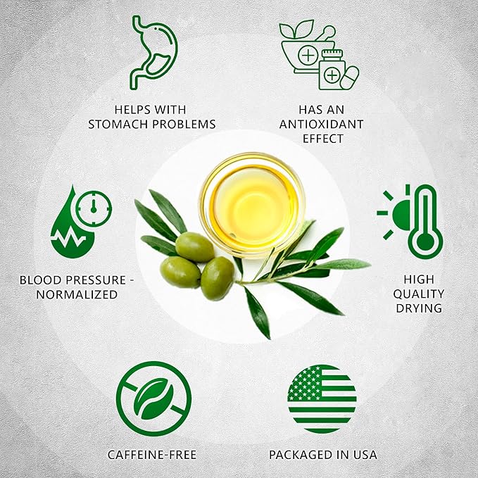 TeaDreamTea Olive Leaf Tea Bags - 300 Count, Natural Caffeine-Free | Herbal Tea for Blood Pressure | Antioxidant & Immune Support