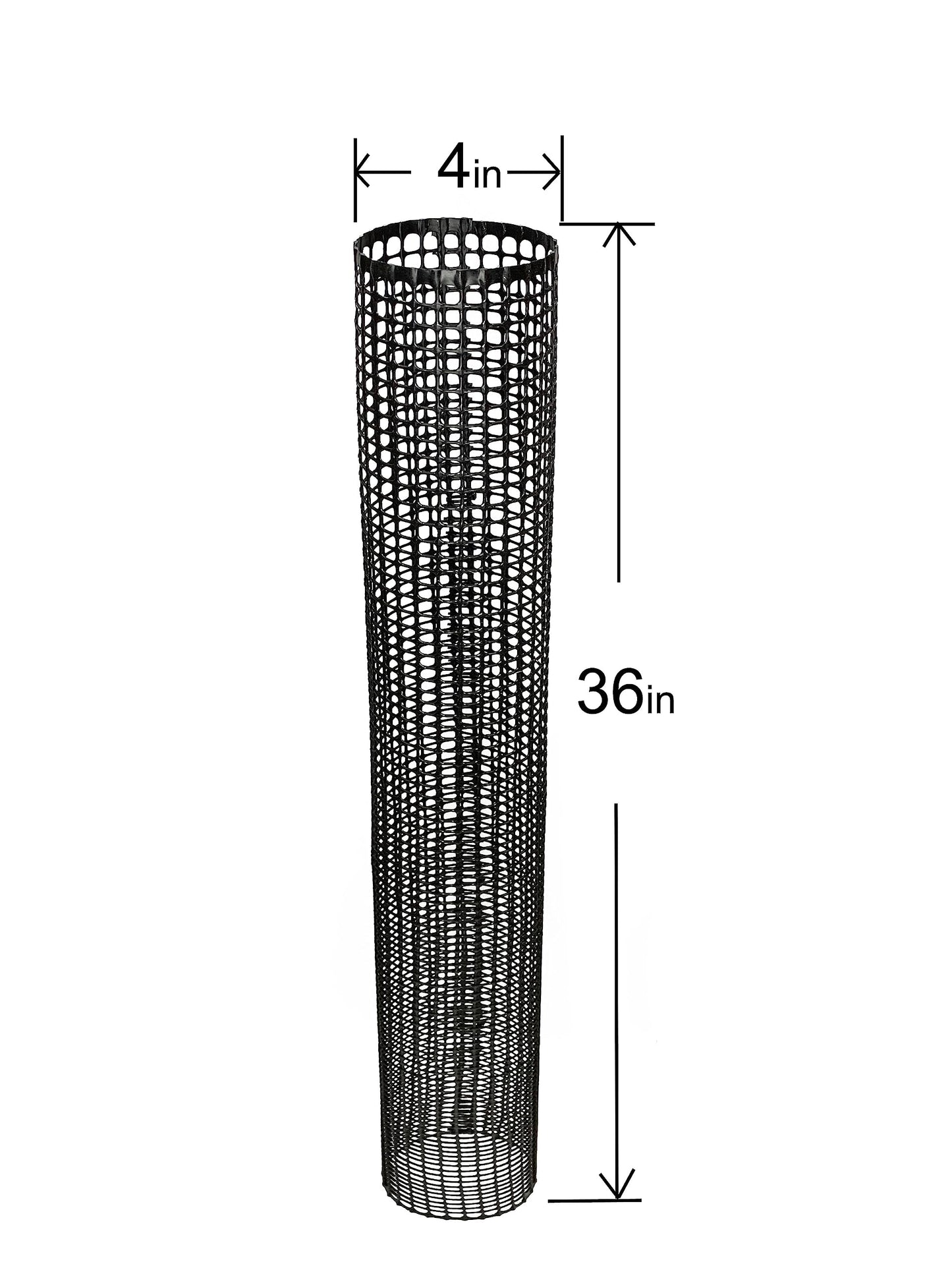 Voglund Nursery Mesh Tree Bark Protector Guard 36 Inches Tall (5 Pack) Heavy Duty Plastic with Zip Ties