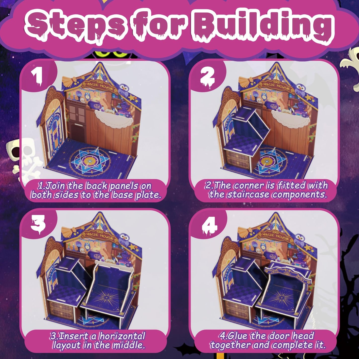 Rileryan Magic Potion Kit Fairy Potion Making Kits DIY Craft for Christmas Halloween Decoration Birthday Gifts